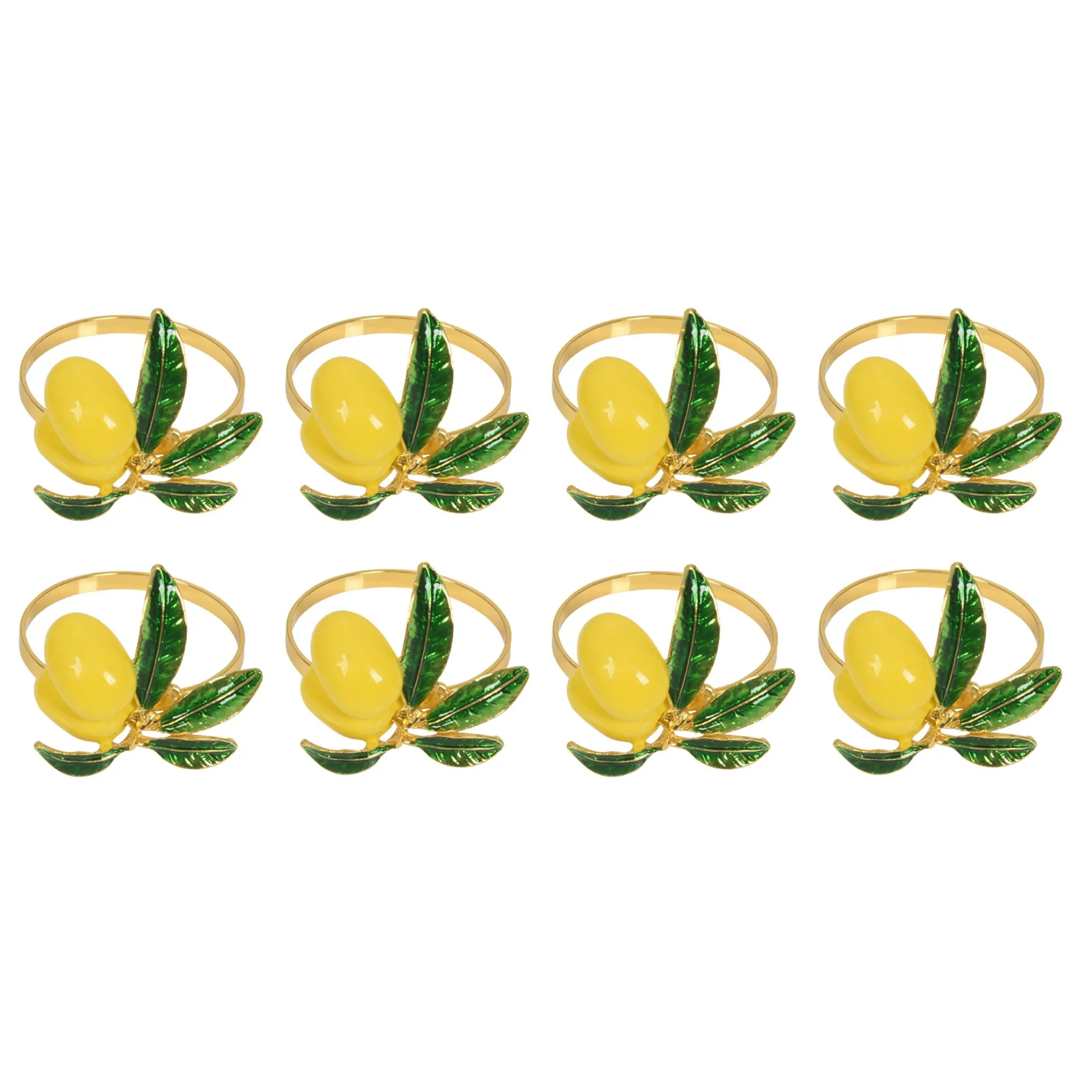 Napkin Rings Set of 8,Lemon Wedding Napkin Holder Gold Napkin Buckle for Table Decor Parties Holiday Family Gathering
Napkin Rings Set of 8,Lemon Wedding Napkin Holder Gold Napkin Buckle for Table Decor Parties Holiday Family Gathering