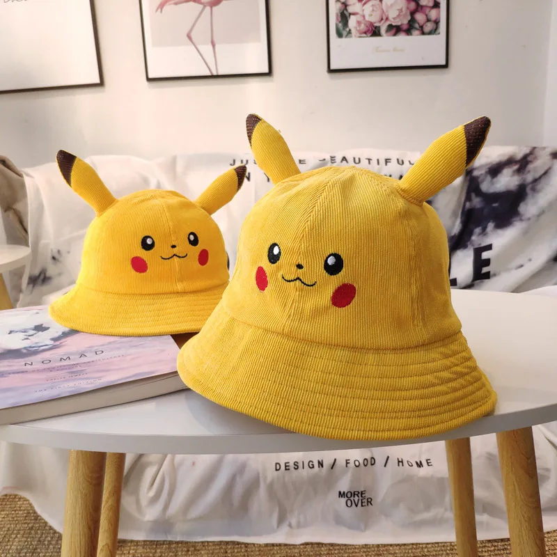 Anime figure pokemon cartoon pikachu bucket hat children's sun hat kawaii anime breathable hat kids birthday Christmas gift toys
Anime figure pokemon cartoon pikachu bucket hat children's sun hat kawaii anime breathable hat kids birthday Christmas gift toys