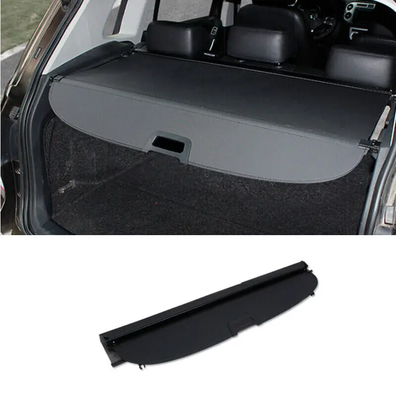 

Автомобильные аксессуары для VW Volkswagen Tiguan 2009-2015, черный выдвижной багажник, защитный чехол для груза, защитный козырек для багажа
