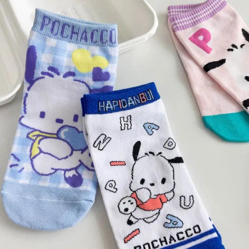 Sanrio Kawaii Socks Lady Cartoon Pochacco Cute Puppy Combed Cotton Socks Korean Version of Women's Boat Socks
Sanrio Kawaii Socks Lady Cartoon Pochacco Cute Puppy Combed Cotton Socks Korean Version of Women's Boat Socks