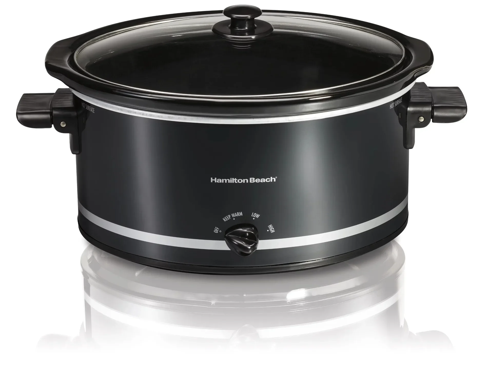 

Black Slow Cooker, Extra-Large Capacity, Serves 10+, 8 Quarts、 frete gratis para brasil