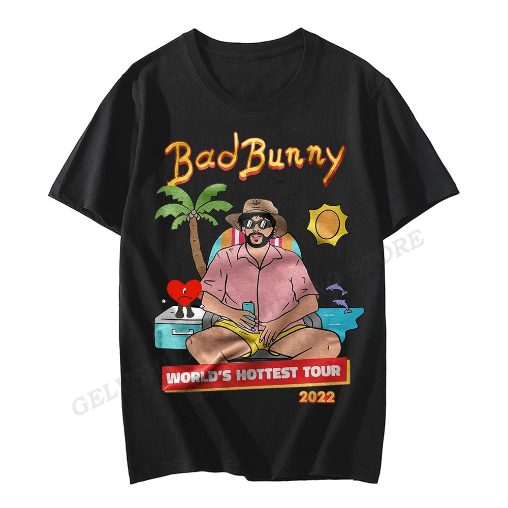 2023 модная футболка Bad Bunny, мужские и женские футболки, хлопковая футболка, летние топы, Детские Топы в стиле хип-хоп, футболки, музыкальный альбом, камизет
2023 модная футболка Bad Bunny, мужские и женские футболки, хлопковая футболка, летние топы, Детские Топы в стиле хип-хоп, футболки, музыкальный альбом, камизет
