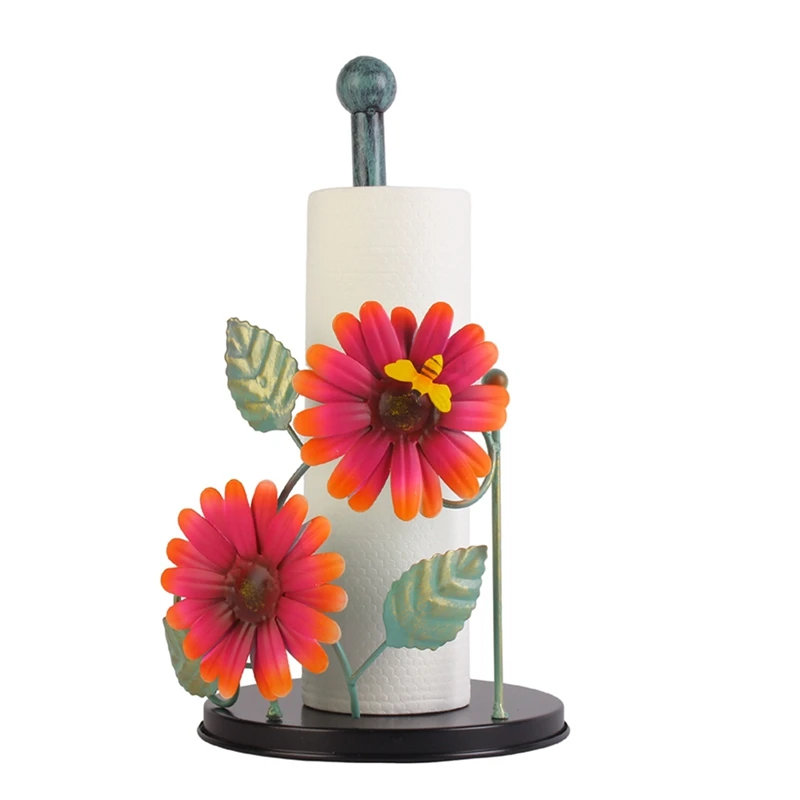 Wrought Iron Sunflower Tissue Holder Kitchen Decoration Accessories Parts Room Living Room Painted Butterfly Vertical Tissue
Wrought Iron Sunflower Tissue Holder Kitchen Decoration Accessories Parts Room Living Room Painted Butterfly Vertical Tissue