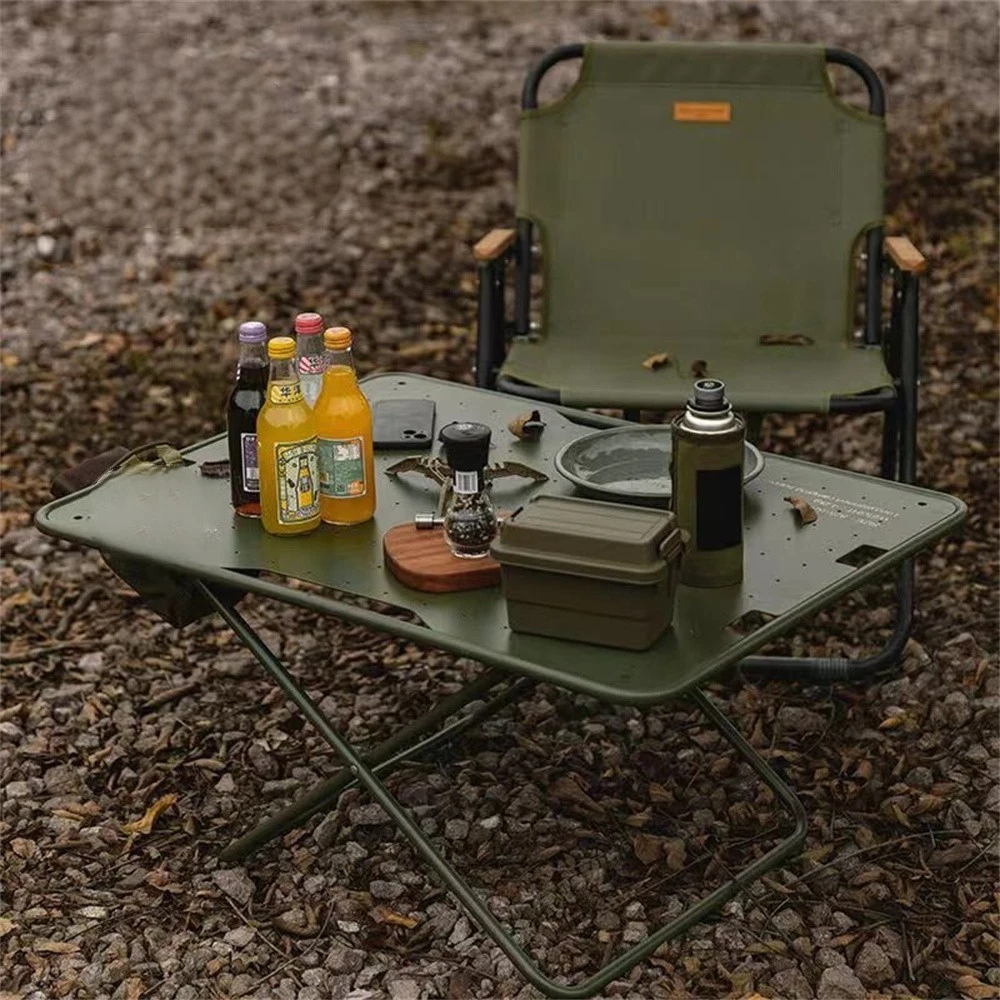 Outdoors Portable Aluminum Alloy Table Foldable Camping Coffee Table Tactical Self-driving Equipment BBQ Desk Picnic Table
Outdoors Portable Aluminum Alloy Table Foldable Camping Coffee Table Tactical Self-driving Equipment BBQ Desk Picnic Table