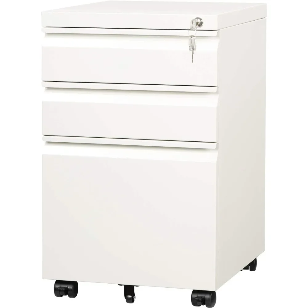 DEVAISE 3-Drawer Mobile File Cabinet (Under Office Desk), Assembled Except Casters, Fits Letter/Standard Sizes, White
DEVAISE 3-Drawer Mobile File Cabinet (Under Office Desk), Assembled Except Casters, Fits Letter/Standard Sizes, White