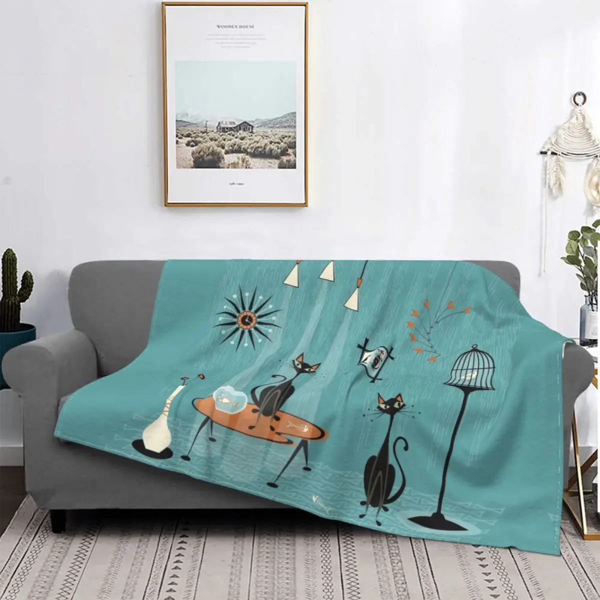 Funny Black Cat Blankets Warm Flannel Mid Century Kitty Mischief Red Handed Throw Blanket for Bed Travel Rug Piece
Funny Black Cat Blankets Warm Flannel Mid Century Kitty Mischief Red Handed Throw Blanket for Bed Travel Rug Piece