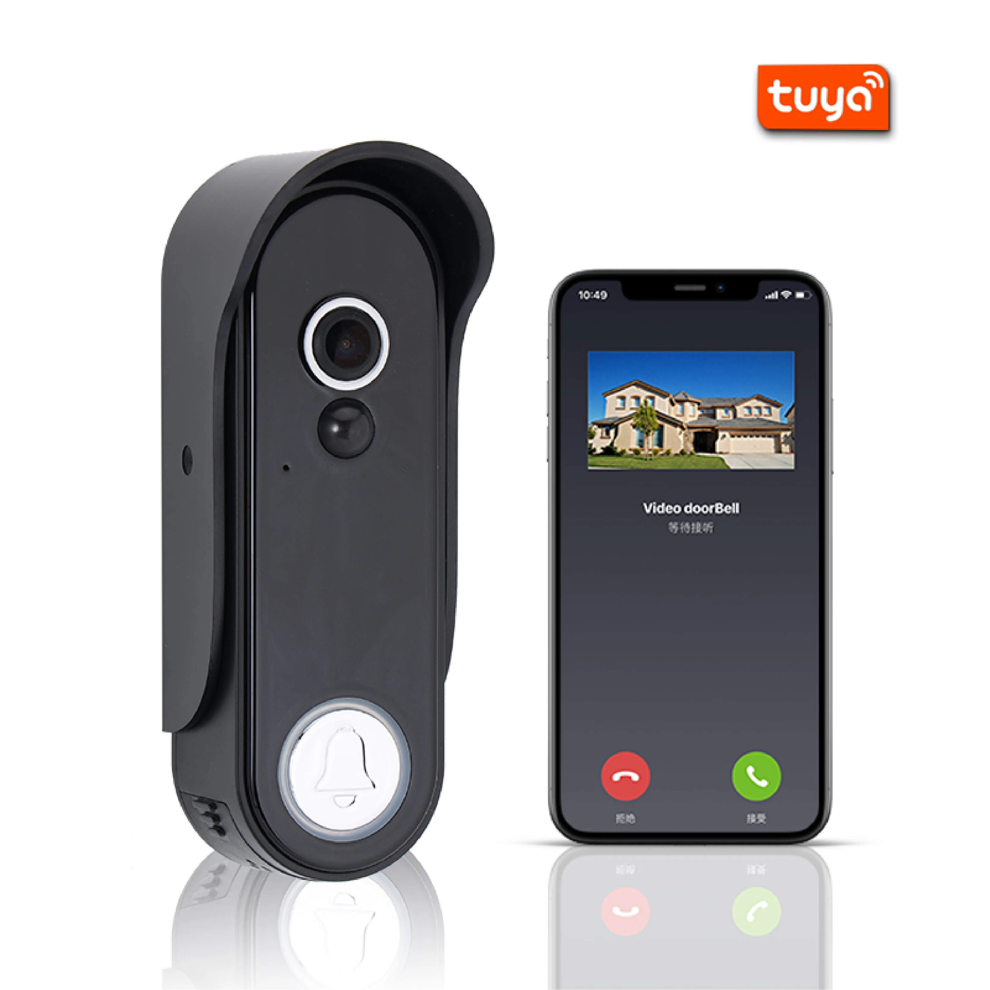 Wholesale Waterproof Security Anti Theft AC DC Power Tuya Smart Small Long Range Wireless Wifi Intercom Video Doorbell
Wholesale Waterproof Security Anti Theft AC DC Power Tuya Smart Small Long Range Wireless Wifi Intercom Video Doorbell