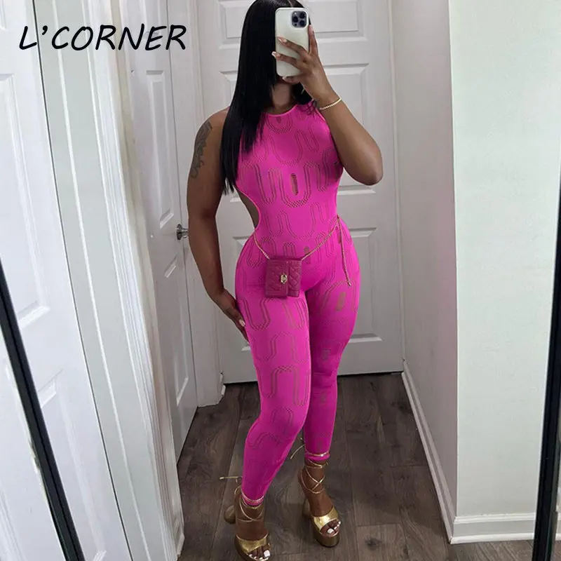 Chic Women's Hollow Out Sleeveless Jumpsuit High Waist Fitness Jumpsuits Sexy Club Outfits
Chic Women's Hollow Out Sleeveless Jumpsuit High Waist Fitness Jumpsuits Sexy Club Outfits