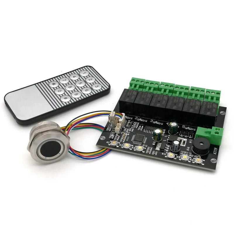 K219-A+R503 Programmable Fingerprint Infrared Control Board Control Relay Time Control Switch
K219-A+R503 Programmable Fingerprint Infrared Control Board Control Relay Time Control Switch