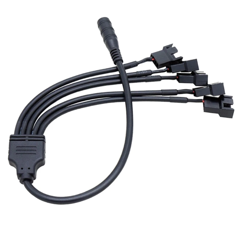 Cooling Fan Splitter Adapter Cable Y Splitter Computer PC 4Pin Fan Extension Power Cable 1 to 5 Converter Cord Wire
Cooling Fan Splitter Adapter Cable Y Splitter Computer PC 4Pin Fan Extension Power Cable 1 to 5 Converter Cord Wire