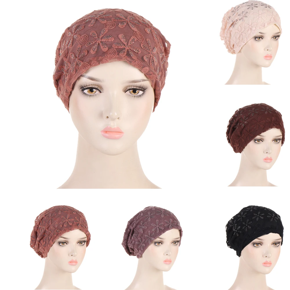Muslim Women Elastic Turban Lace Rhinestone Hijab Islamic Sleep Night Caps Chemo Pullover Hat Femme Scarf Headwrap Baggy Beanies
Muslim Women Elastic Turban Lace Rhinestone Hijab Islamic Sleep Night Caps Chemo Pullover Hat Femme Scarf Headwrap Baggy Beanies