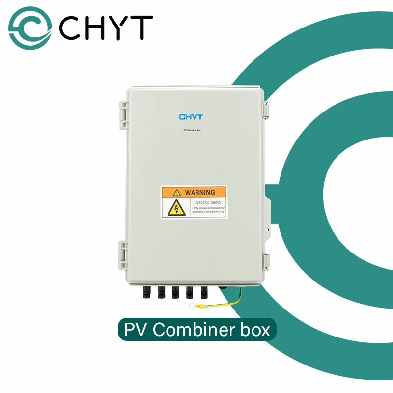 NEW CHYT 1000V 5 Input 1 Output 5 String Solar PV Array 4P Circuit Breaker 2P SPD ABS Material Solar Photovoltaic Combiner Box
NEW CHYT 1000V 5 Input 1 Output 5 String Solar PV Array 4P Circuit Breaker 2P SPD ABS Material Solar Photovoltaic Combiner Box