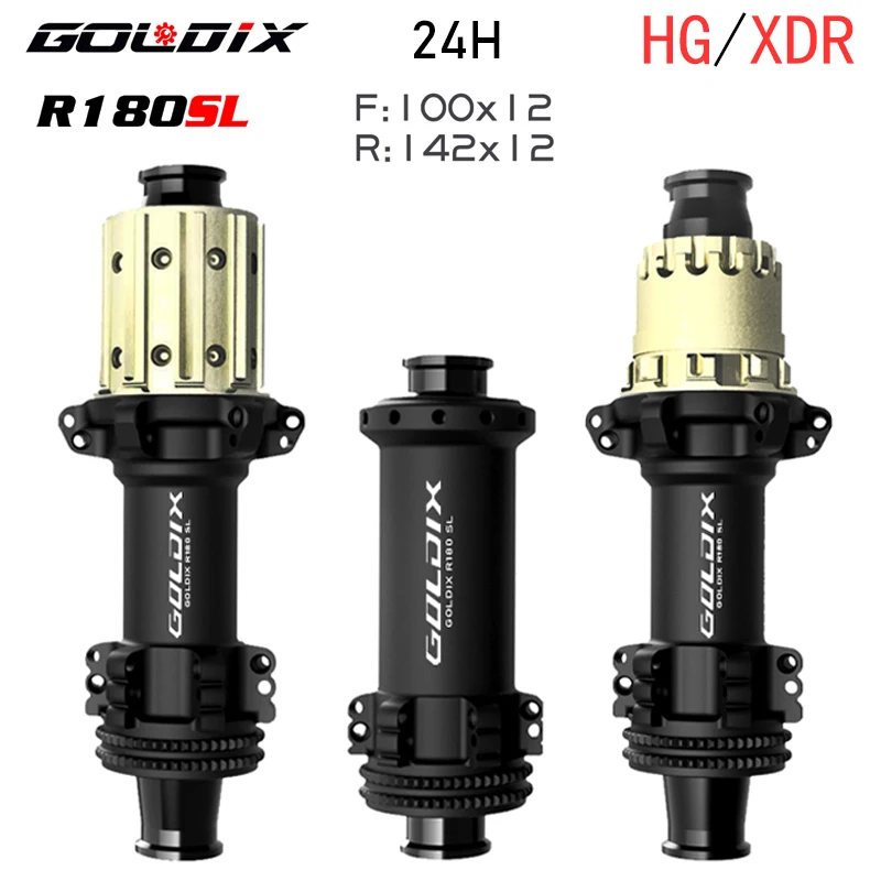 GOLDIX 180SL Road Hub Ccentral Locking Disc 24 Hole Ratchet 36T Straight Hub Gravel Bicycle for Shimano /SRAM Ultra Light 240g
GOLDIX 180SL Road Hub Ccentral Locking Disc 24 Hole Ratchet 36T Straight Hub Gravel Bicycle for Shimano /SRAM Ultra Light 240g
