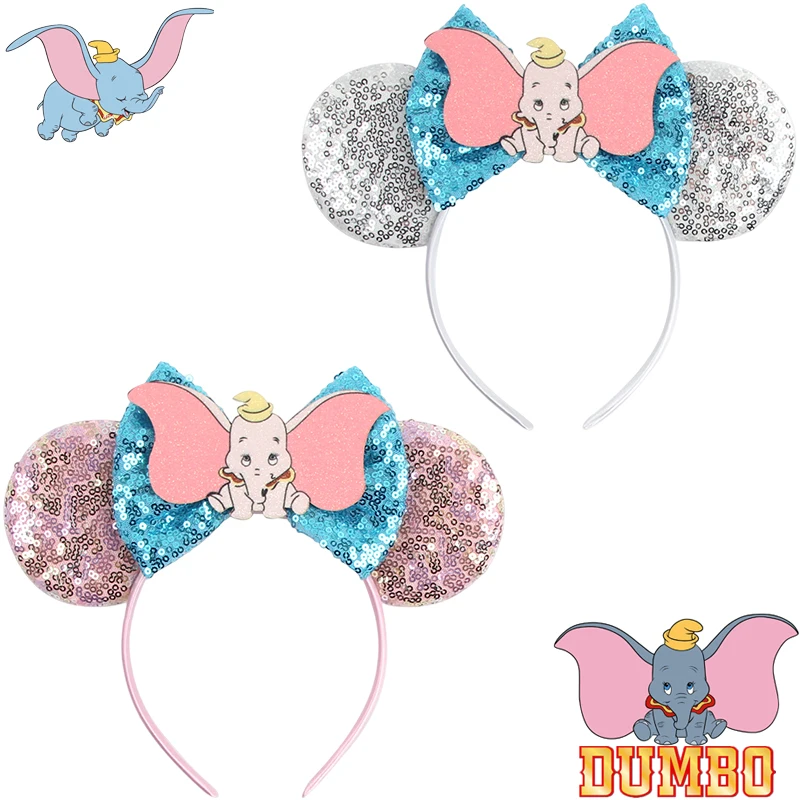 

Cute Dumbo Headbands For Girls Cosplay Little Flying Elephant Ears Hairbands Kids Disney.Hair Accessories Women Cartoon Headwear