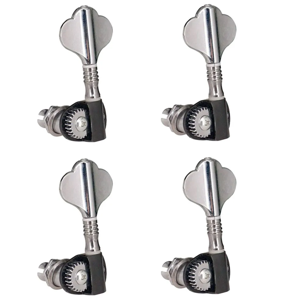 Чёрные открытые шестеренки, набор из 4 шт. хромированных басов для качественных басов 
Чёрные открытые шестеренки, набор из 4 шт. хромированных басов для качественных басов