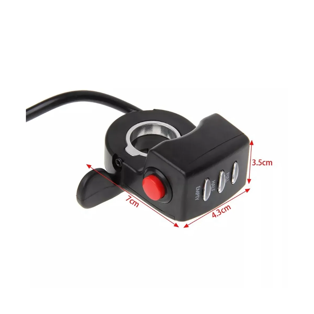 24V Thumb Throttle Twist Handlebar Accessories Electric Bicycle Accelerator Battery Level Display Headlight Switch
24V Thumb Throttle Twist Handlebar Accessories Electric Bicycle Accelerator Battery Level Display Headlight Switch