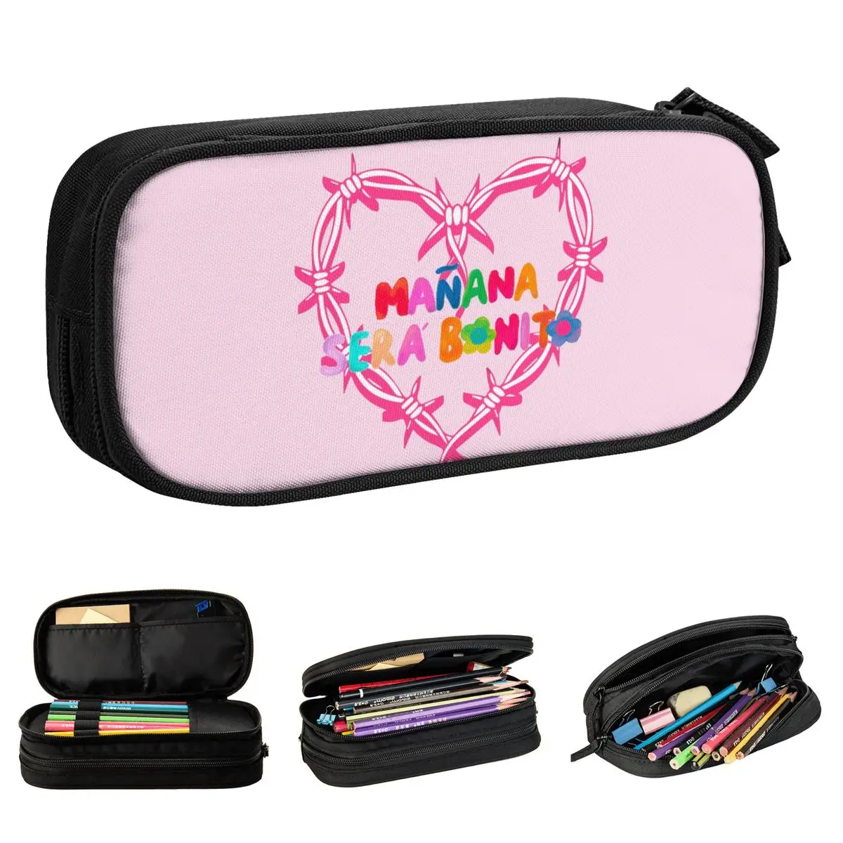 Manana Sera Bonito Karol G Pencil Case Lovely Pen Holder Bags Girls Boys Large Storage School Supplies Zipper Pencilcases
Manana Sera Bonito Karol G Pencil Case Lovely Pen Holder Bags Girls Boys Large Storage School Supplies Zipper Pencilcases
