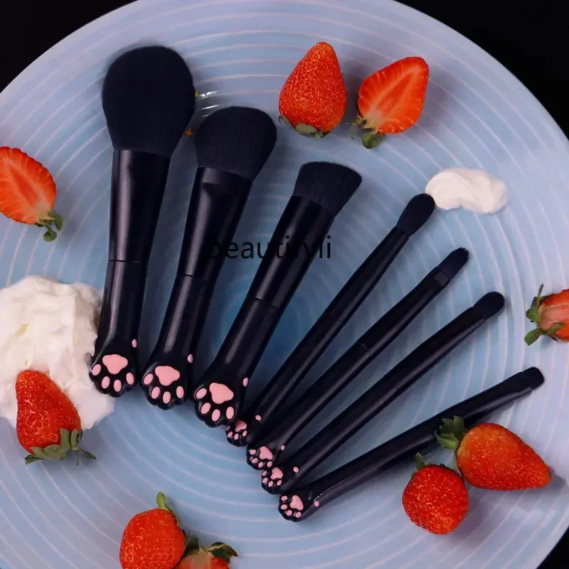 TT Flower Know Makeup Brush Pack Portable Cat's Paw Makeup Super Soft Beauty Black Cat Style
TT Flower Know Makeup Brush Pack Portable Cat's Paw Makeup Super Soft Beauty Black Cat Style