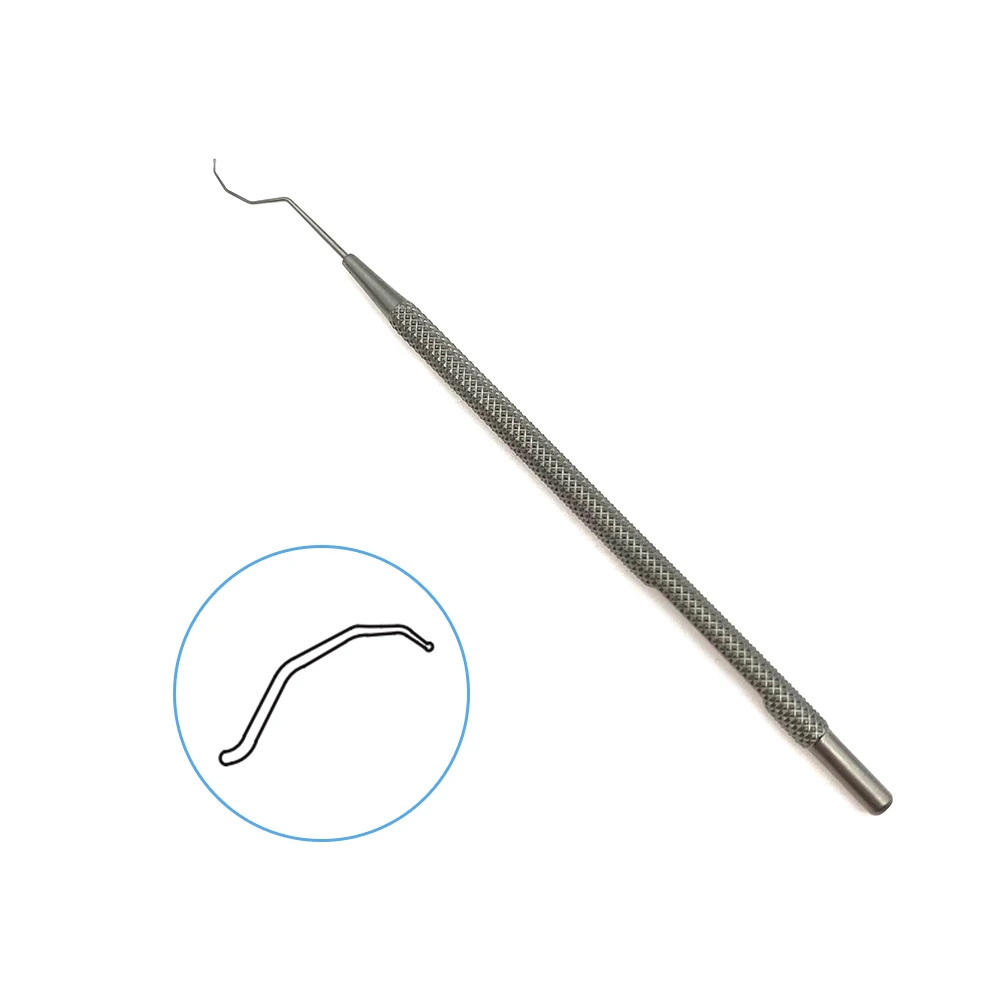 Ophthalmic hook Minami M hook Lens Maniputor hook 120mm Pet Surgical Instruments
Ophthalmic hook Minami M hook Lens Maniputor hook 120mm Pet Surgical Instruments