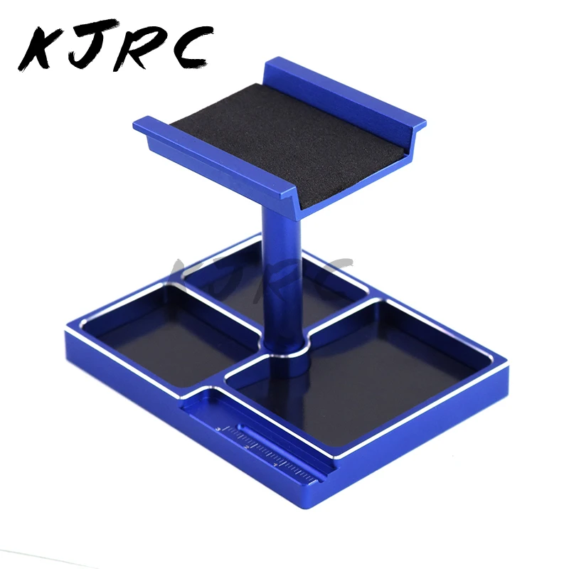 

Metal RC Car Work Stand Repair Workstation Assembly Platform 360 Degree Rotation for TRX4M SCX24 AX24 FCX24 1/18 1/24 RC Car