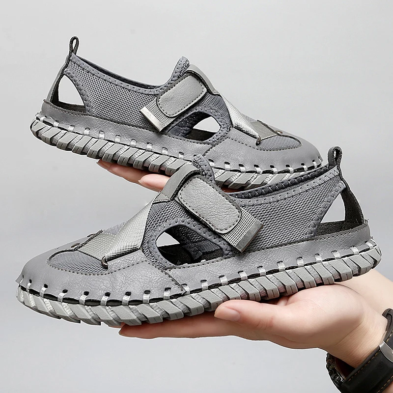 Summer Vintage Gladiator Men's Sandals Genuine Leather Flat Shoes Comfortable Boys' Casual Sandals Elderly Sandals Men's Casual
Summer Vintage Gladiator Men's Sandals Genuine Leather Flat Shoes Comfortable Boys' Casual Sandals Elderly Sandals Men's Casual