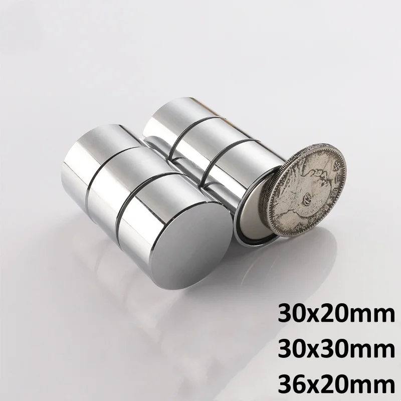 

Super Powerful N35 30x20mm Magnet Rare Earth Permanent Neodymium Magnetic Disc Imanes 30mm Strong Round Permanent Ndfeb Magnets