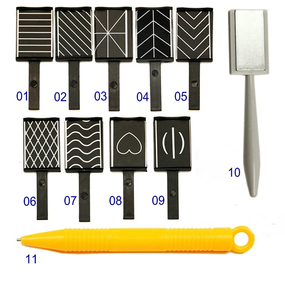 9/11/12PCS 9D/5D Cat Magnetic Effect Strong Magnet Board Painting Gel Nail Gel Polish Varnish Tools Magnetic Nail Art Stick 2#
9/11/12PCS 9D/5D Cat Magnetic Effect Strong Magnet Board Painting Gel Nail Gel Polish Varnish Tools Magnetic Nail Art Stick 2#