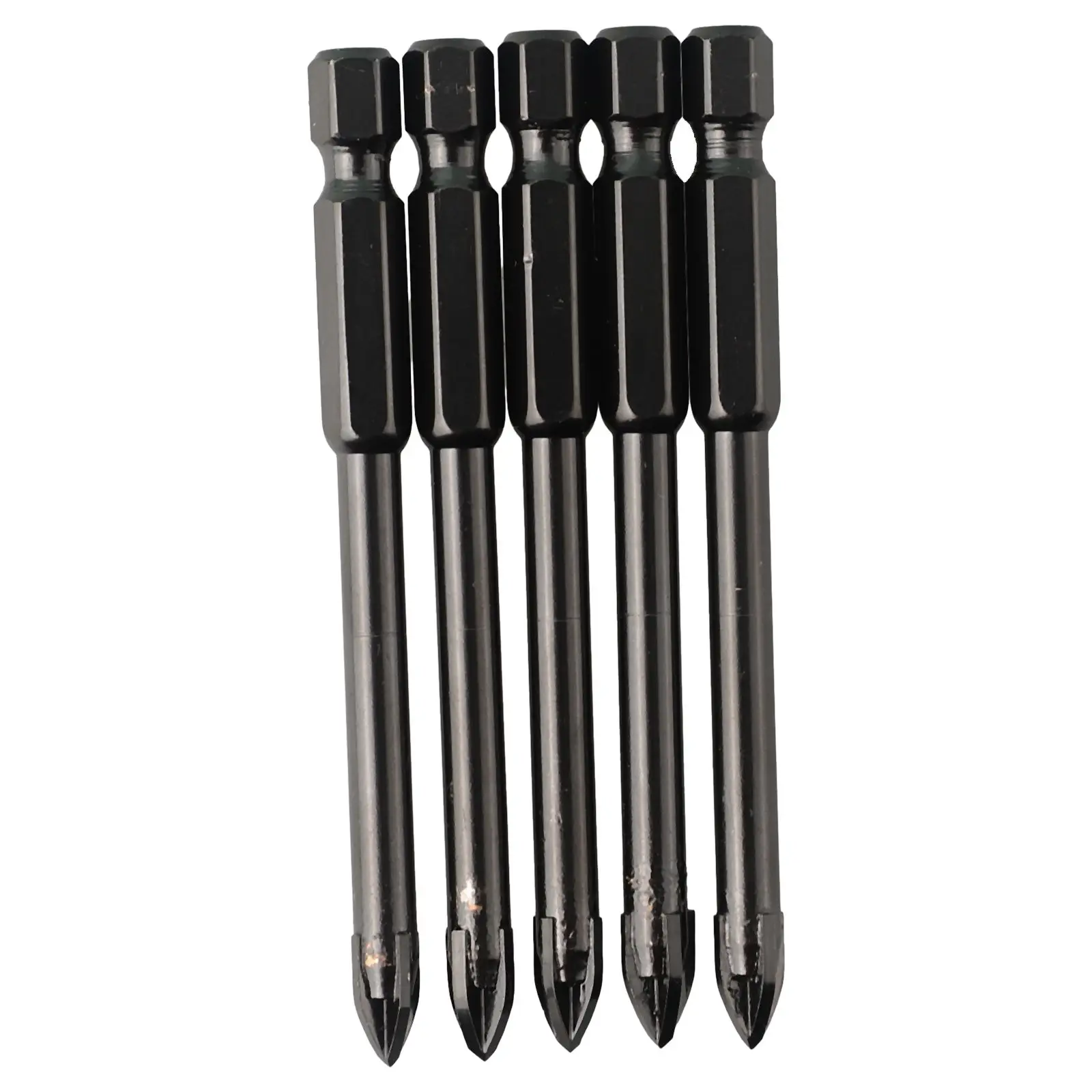 5pcs 6mm Shank Hex Spear Head Tile Porcelain Drill Bit For Drilling Marble Ceramic Glass Brick Power Tools Accessories
5pcs 6mm Shank Hex Spear Head Tile Porcelain Drill Bit For Drilling Marble Ceramic Glass Brick Power Tools Accessories