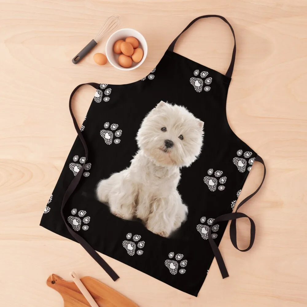 

Westie, West Highland White Terrier Apron Household Items Useful Household Items Kitchen