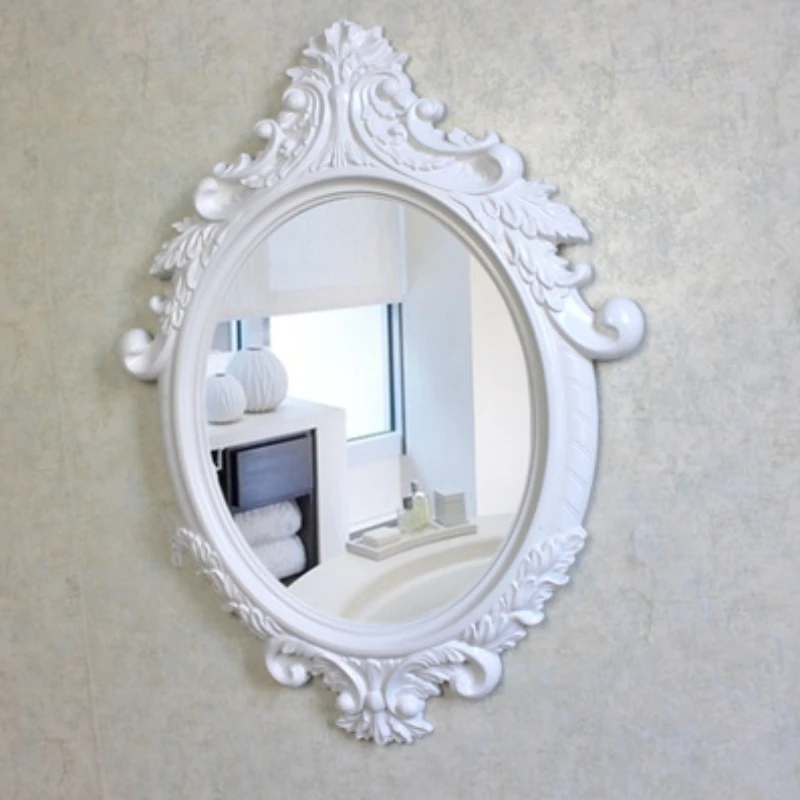 Handicraft Bathroom Mirror Vintage Aesthetic Hanging Shower Mirror Dressing Cosmetic Espelhos De Paredes Household Product ZS005
Handicraft Bathroom Mirror Vintage Aesthetic Hanging Shower Mirror Dressing Cosmetic Espelhos De Paredes Household Product ZS005