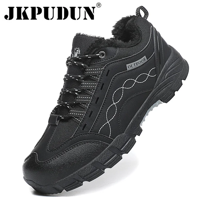Winter Men Hiking Shoes Men Athletic Sport Shoes Outdoor Wear-resistant Sneakers Waterproof Men Trekking Mountain Climbing Shoes
Winter Men Hiking Shoes Men Athletic Sport Shoes Outdoor Wear-resistant Sneakers Waterproof Men Trekking Mountain Climbing Shoes