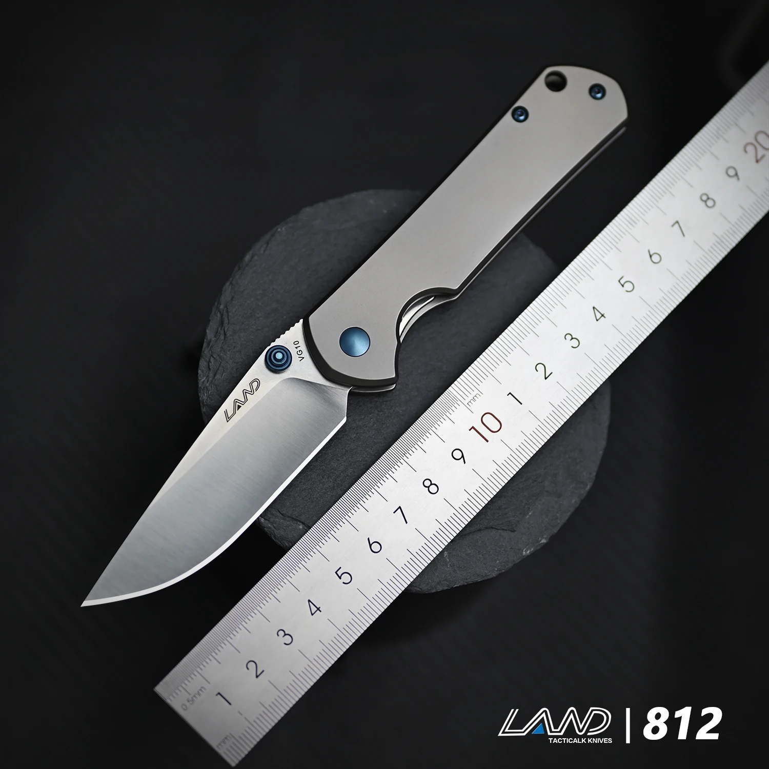 

LAND 812 VG10 Blade TC4 Titanium Handle Pocket Folding Knife Survival Rescue EDC Tool Outdoor Camping Hunting Fishing Knives New