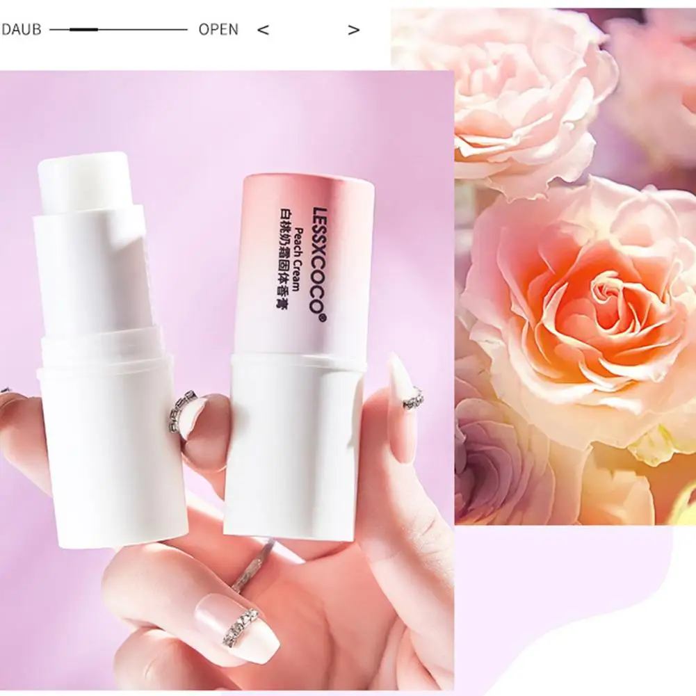 Sweet Peaches Solid Perfumes Balm Stick Long-Lasting Korean Portable Fragrance Cosmetics Deodorant Easy-To-Use Fresh L9V4
Sweet Peaches Solid Perfumes Balm Stick Long-Lasting Korean Portable Fragrance Cosmetics Deodorant Easy-To-Use Fresh L9V4