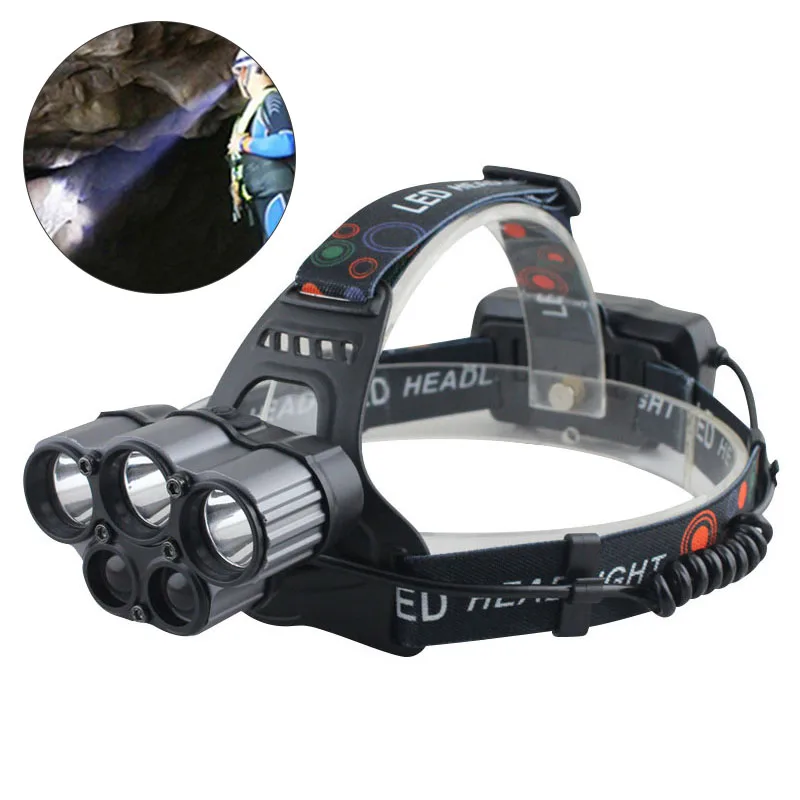 LED Headlamp High Lumen 3/5 LED Light Ultra Bright Headlight USB Rechargeable 4 Modes Flashlight Waterproof Fishing Hunting
LED Headlamp High Lumen 3/5 LED Light Ultra Bright Headlight USB Rechargeable 4 Modes Flashlight Waterproof Fishing Hunting