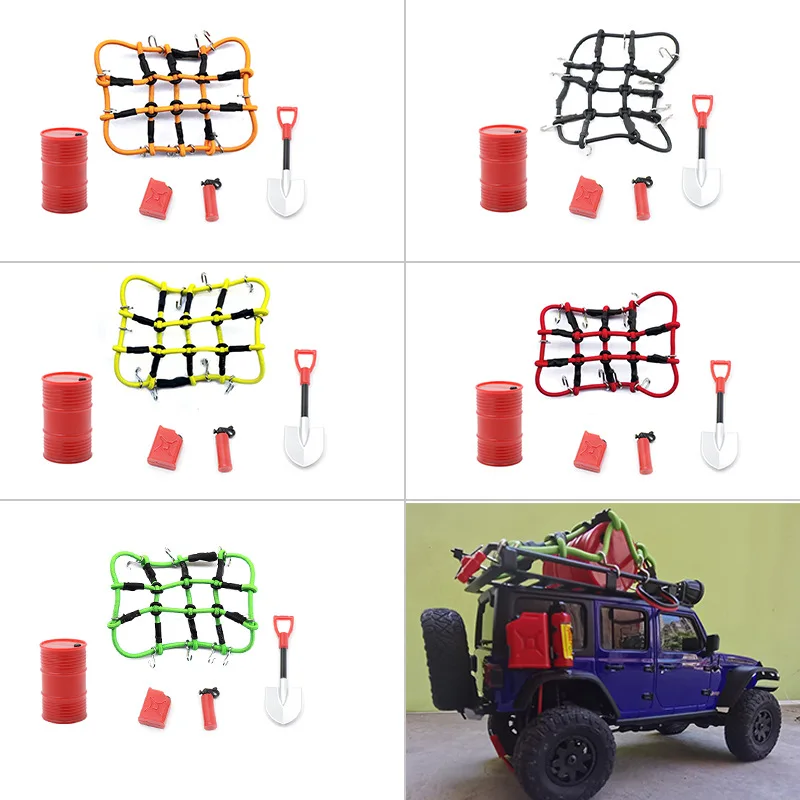TRX4-M SCX24 Luggage Net Fire Extinguisher Oil Drum Shovel Simulation 1/18 Simulation
TRX4-M SCX24 Luggage Net Fire Extinguisher Oil Drum Shovel Simulation 1/18 Simulation