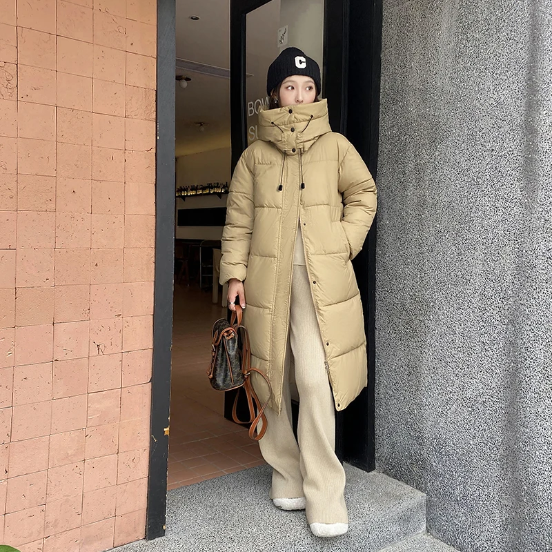 New Solid Color Long Straight Winter Coat Women Parkas Clothes Casual Hat Detachable Hooded Warm Winter Jacket Female Outerwear
New Solid Color Long Straight Winter Coat Women Parkas Clothes Casual Hat Detachable Hooded Warm Winter Jacket Female Outerwear