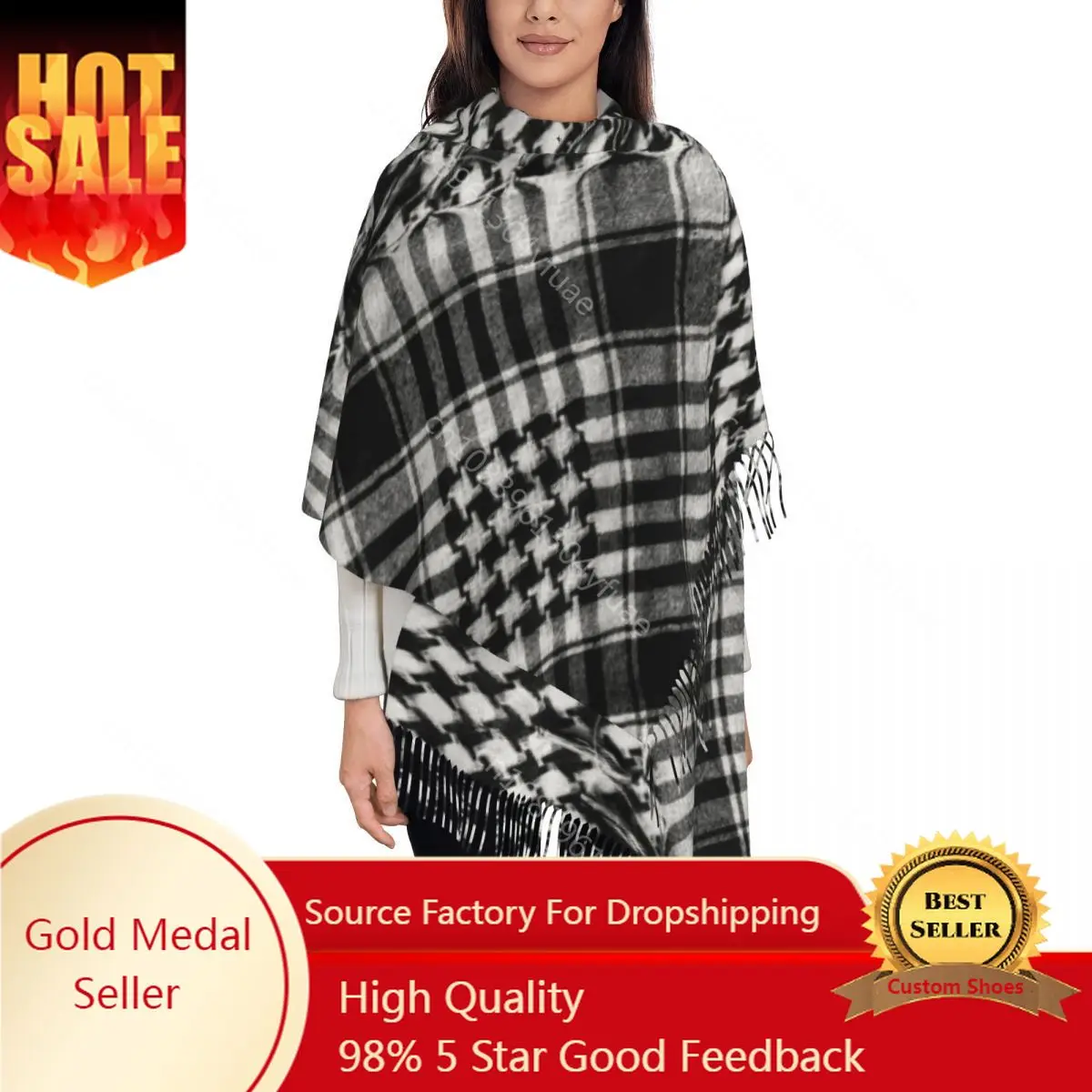 Shemagh Tactical Bandana Arabic Palestine Scarf for Women Fall Winter Pashmina Shawl Wrap Palestinian Large Scarves with Tassel
Shemagh Tactical Bandana Arabic Palestine Scarf for Women Fall Winter Pashmina Shawl Wrap Palestinian Large Scarves with Tassel