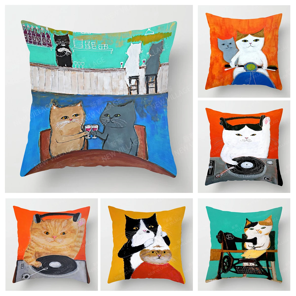 

Home living room natural and Animal Styles decoration cushion cover home throw pillow covers45*45 pillowcase40x40cm 50x50 45x45