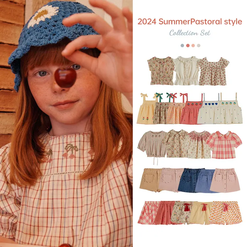 2024 Summer EM New Girls' Garden Style Couture Embroidered Floral Halter Vest Half Skirt Set Suspender Flower Lapel Girl Dress
2024 Summer EM New Girls' Garden Style Couture Embroidered Floral Halter Vest Half Skirt Set Suspender Flower Lapel Girl Dress
