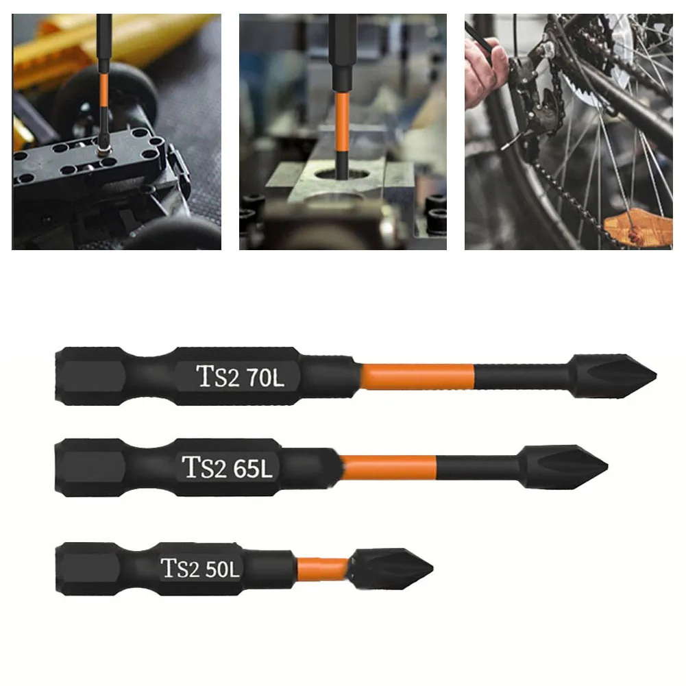 3pc Magnetic Screwdriver Bit Strong Cross Hand Drill Impact Screwdriver 50/65/70mm 1/4 Inch Hexagon Screwdriver Hand Tools
3pc Magnetic Screwdriver Bit Strong Cross Hand Drill Impact Screwdriver 50/65/70mm 1/4 Inch Hexagon Screwdriver Hand Tools