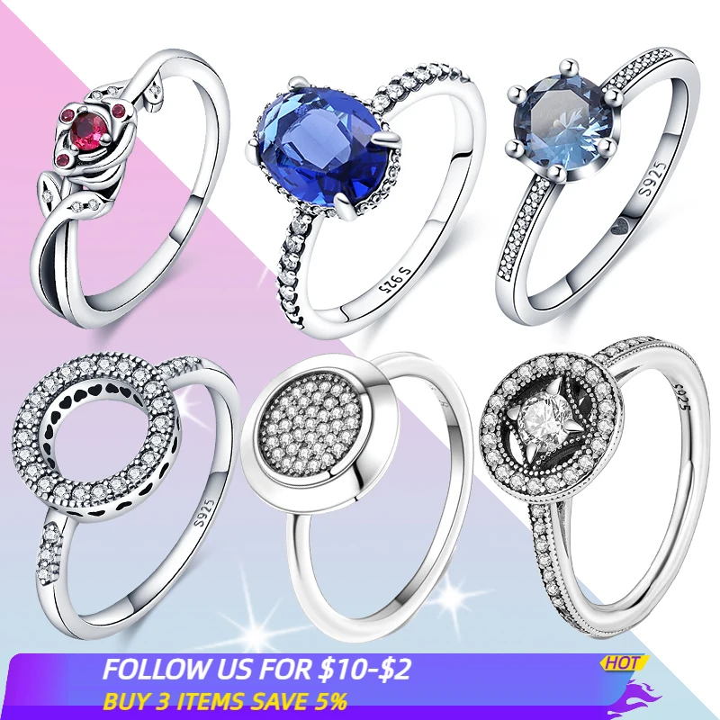 925 Sterling Silver Sparkling Personality Halo Rings Suitable for Valentine's Day Gifts High Quality Women's Ring Jewelry
925 Sterling Silver Sparkling Personality Halo Rings Suitable for Valentine's Day Gifts High Quality Women's Ring Jewelry