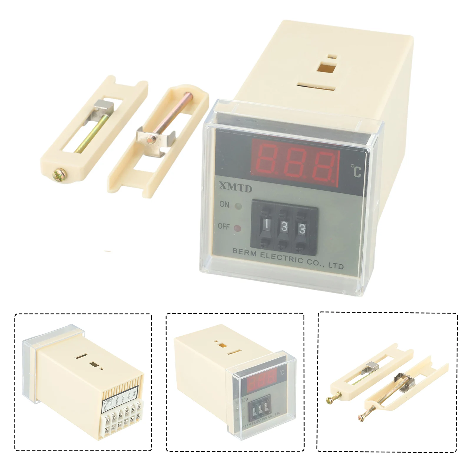 XMTD-2001 Intelligent Thermostat Smart Digital Display Thermostat K Type Temperature Control Meter Smart Thermostat
XMTD-2001 Intelligent Thermostat Smart Digital Display Thermostat K Type Temperature Control Meter Smart Thermostat