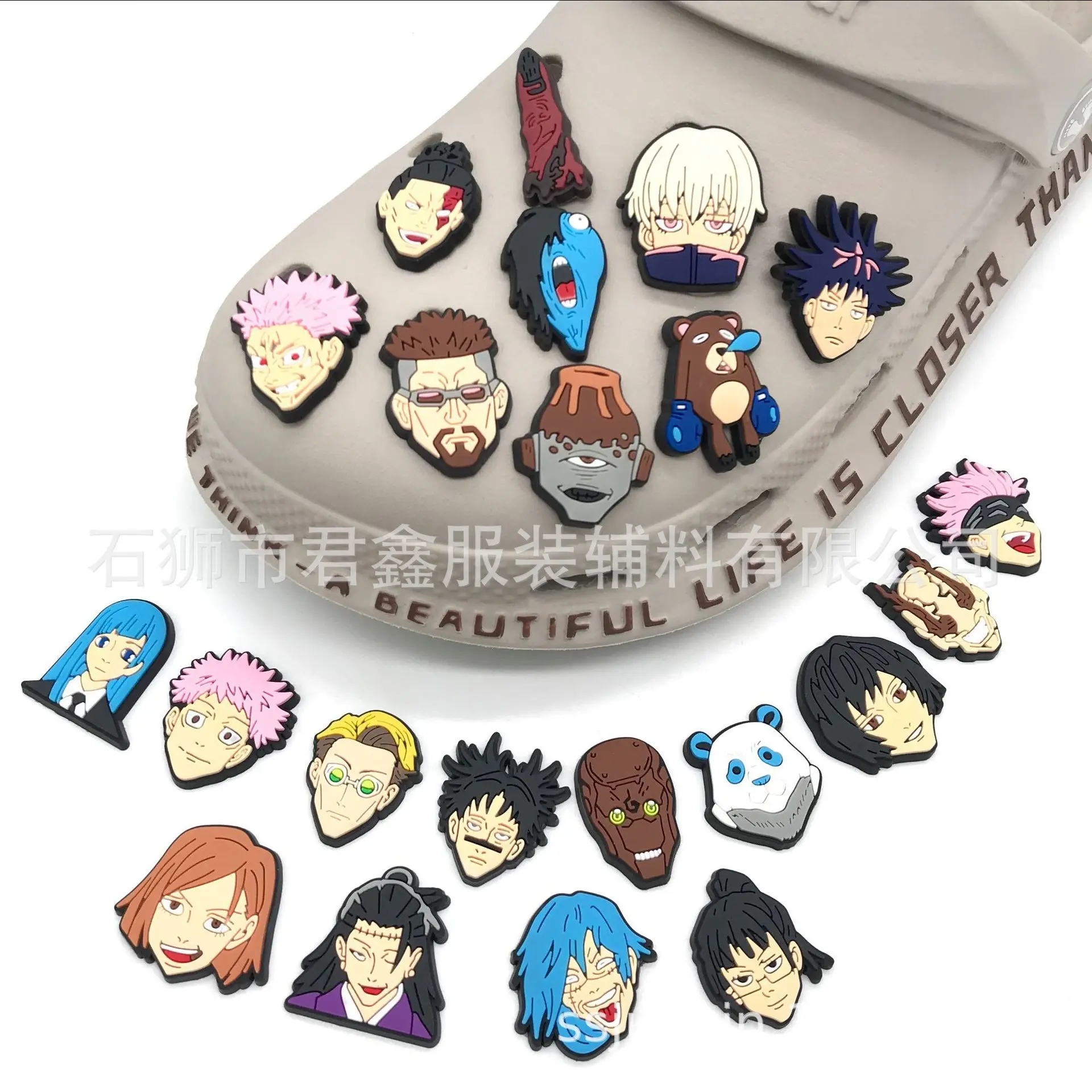 Jujutsu Kaisen Anime Removable Crocs Shoe Buckle Decoration Single Sale Wholesale Sneakers Accessories Decorations Boys Gifts
Jujutsu Kaisen Anime Removable Crocs Shoe Buckle Decoration Single Sale Wholesale Sneakers Accessories Decorations Boys Gifts