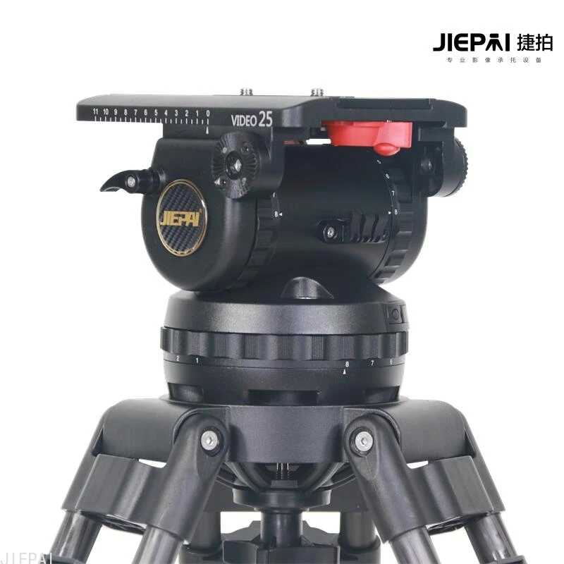 JIEPAI V25 PRO Heavy Duty Fluid Head Professional Video Camera Tripod Head 150mm Bowl 40KG with Pan bar for ENG FILM
JIEPAI V25 PRO Heavy Duty Fluid Head Professional Video Camera Tripod Head 150mm Bowl 40KG with Pan bar for ENG FILM