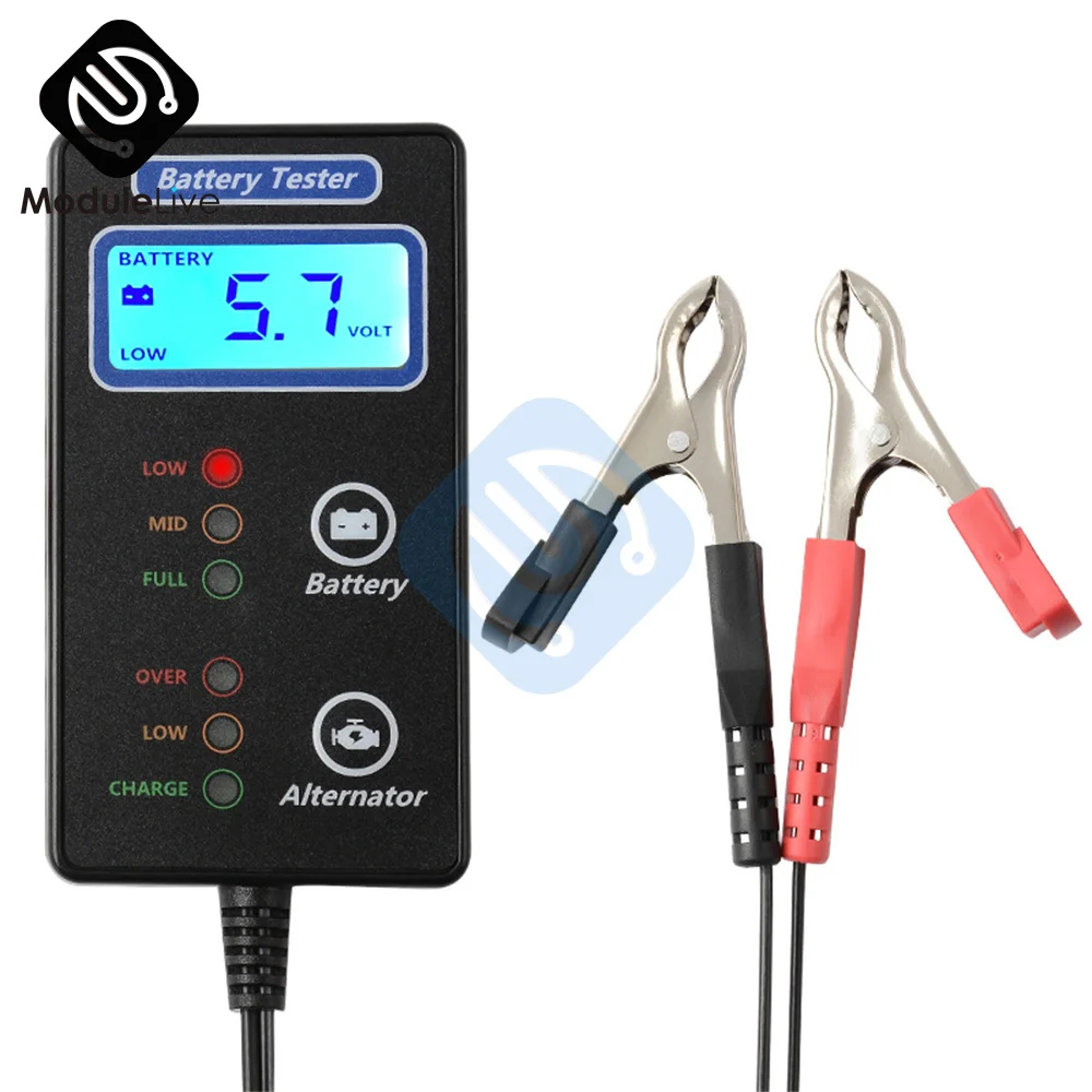 Car Battery Tester Analyzer DC 12V DIY Automotive Quick Load Plug Cranking Test Diagnostic Tools For Motorcycle Vehicle Detect
Car Battery Tester Analyzer DC 12V DIY Automotive Quick Load Plug Cranking Test Diagnostic Tools For Motorcycle Vehicle Detect