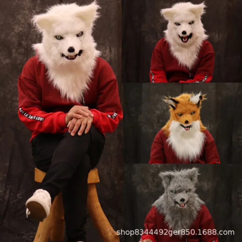 Halloween Performance Props Fox Headgear Mouth Opening New Animal Plush Mask Bar Headgear
Halloween Performance Props Fox Headgear Mouth Opening New Animal Plush Mask Bar Headgear