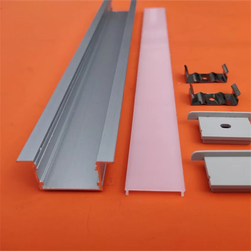 

2 meters high quality led aluminum strip light channels recessed and surface extrusion profile 360 round led aluminium profile