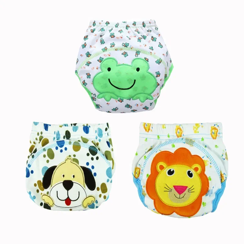 3pc Baby Diapers Lovely Cartoon Waterproof Baby Potty Training Pant Panties Newborn Urine Trousers Is Breathable Not Waterproof 
3pc Baby Diapers Lovely Cartoon Waterproof Baby Potty Training Pant Panties Newborn Urine Trousers Is Breathable Not Waterproof
