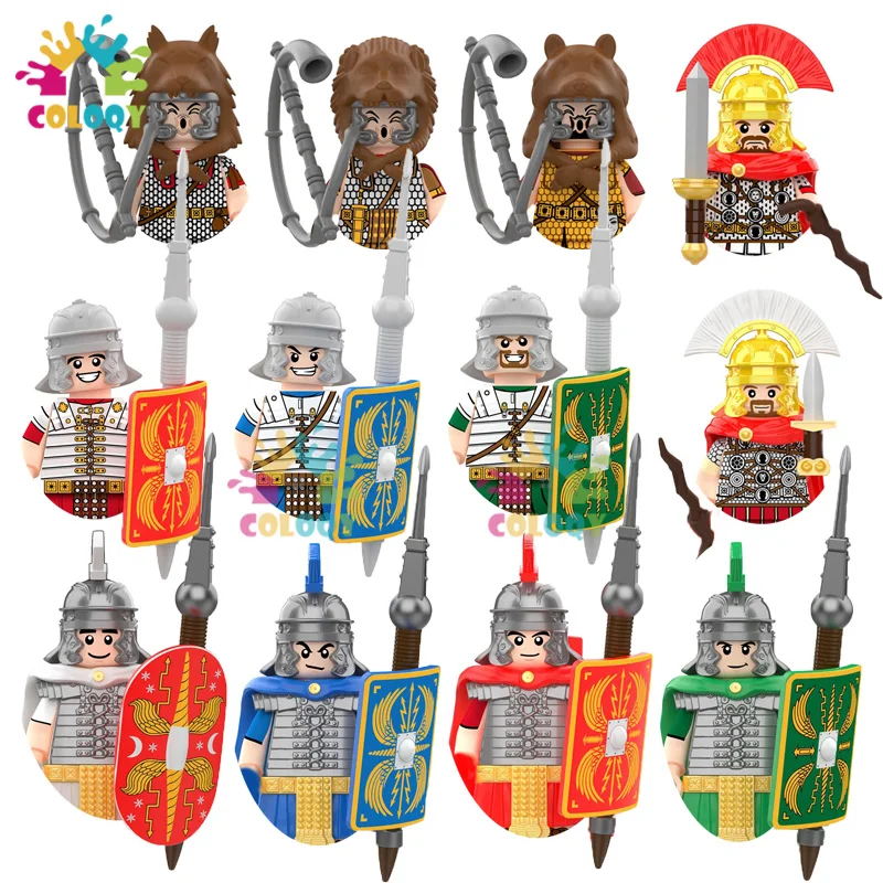 Kids Toys Middle Ages Heavy Infantry Soldiers Building Blocks Roman Centurion Figures Educational Toys For Boys Christmas Gifts
Kids Toys Middle Ages Heavy Infantry Soldiers Building Blocks Roman Centurion Figures Educational Toys For Boys Christmas Gifts