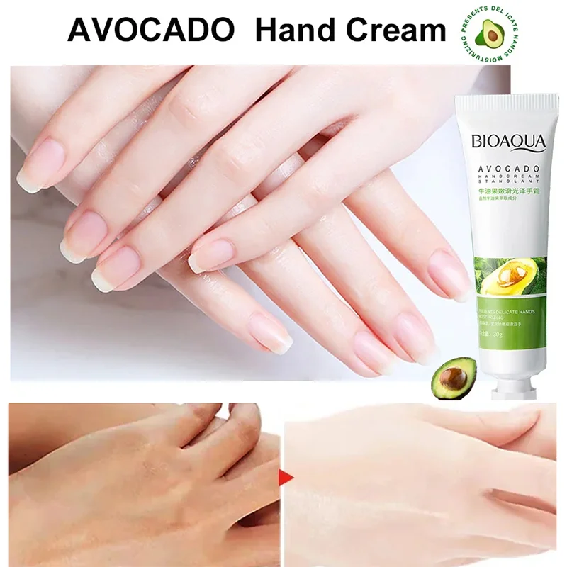 

Увлажняющий крем для рук с авокадо, 100% растений, восстанавливающий мягкий отбеливающий питательный аромат, уход за руками